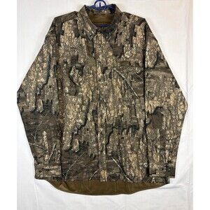 Ol’ Tom Turkey Gear L/S Button Hunting Shirt Padded Back Realtree Timber Men’s L